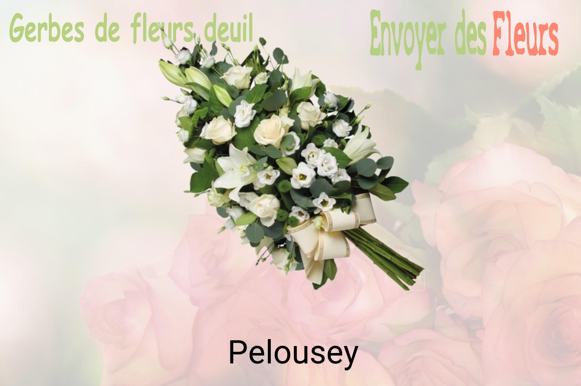 Gerbe de fleurs de deuil livrée à Pelousey